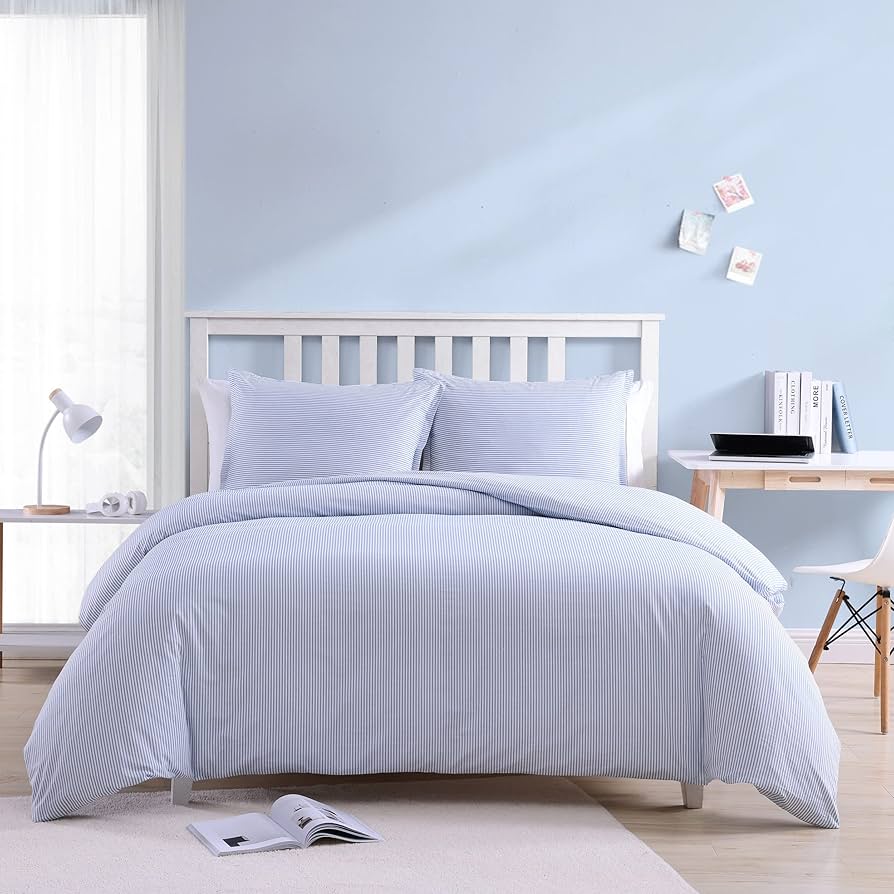 Poppy & Fritz- Queen Duvet Cover Set, Cotton Reversible